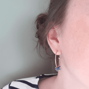 Boucles d'oreilles créoles IRIS