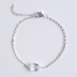 Bracelet chaine et pendentif cristal de roche MIA
