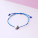 Bracelet cordon pendentif rond CALI